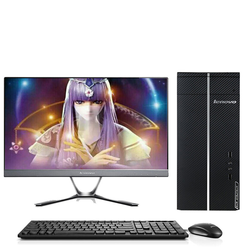 联想(Lenovo)异能者D5005商务家用台式机电脑/正版WIN7系统 主机+21.5英寸IPS显示器 AX4-5150/4G/500G/2G独显