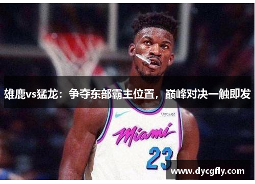 雄鹿vs猛龙：争夺东部霸主位置，巅峰对决一触即发
